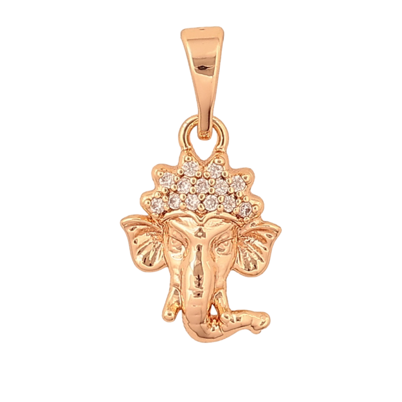 Кулон Xuping M&L цвет 18K "Индийский Бог Ганеша" для цепочки до 5мм фото №1