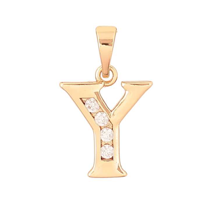 Кулон Xuping цвет Позолота 18K "Буква Y" для цепочки до 5 мм фото №23 Кулон Xuping цвет Позолота 18K "Буква Y" для цепочки до 5 мм фото №23