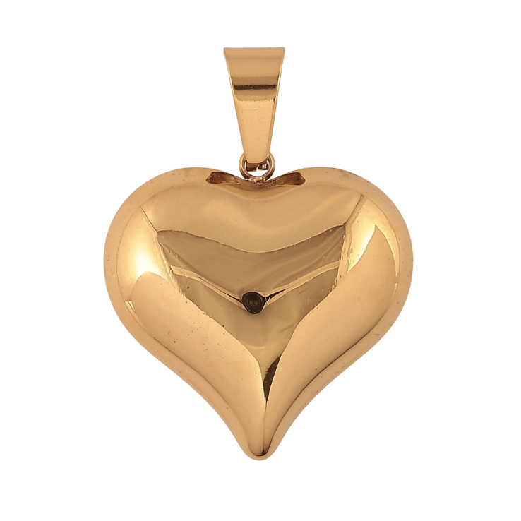 Кулон Xuping TTM Stainless Steel цвет 14К "Сердечко" для цепочки до 7мм фото №10 Кулон Xuping TTM Stainless Steel цвет 14К "Сердечко" для цепочки до 7мм фото №10