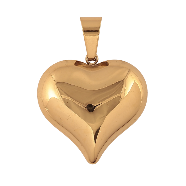 Кулон Xuping TTM Stainless Steel цвет 14К "Сердечко" для цепочки до 7мм фото №1 Кулон Xuping TTM Stainless Steel цвет 14К "Сердечко" для цепочки до 7мм фото №1