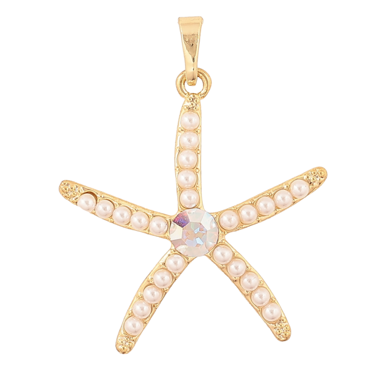 Кулон Xuping цвет Позолота 14К "Морская звезда" для цепочки до 5мм фото №1