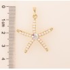 Кулон Xuping колір Позолота 14К "Морська зірка" для ланцюжка до 5мм фото №2
