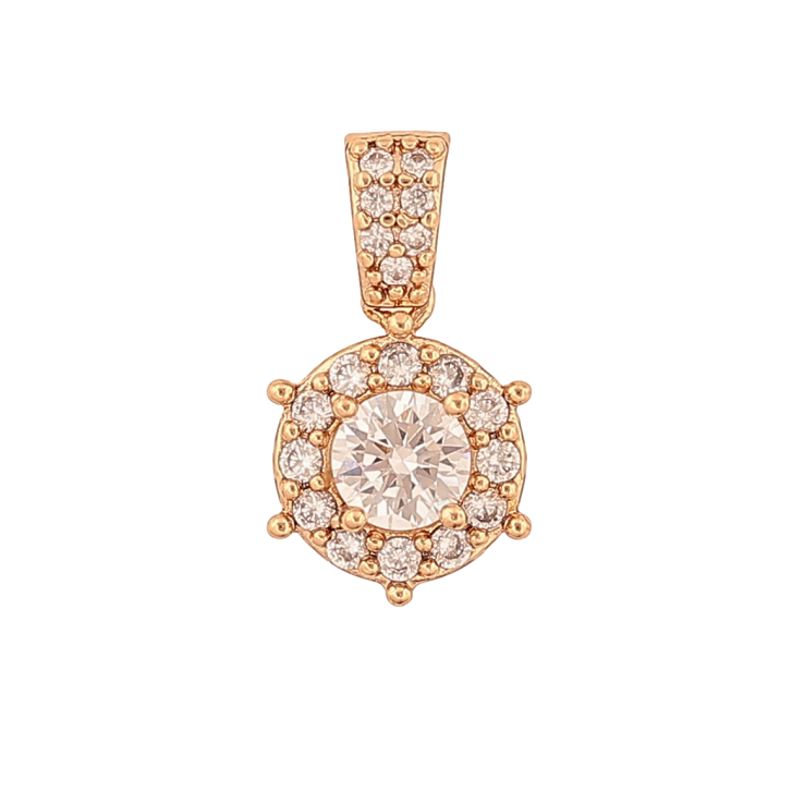 Кулон Xuping цвет Позолота 18K "Инкрустация кристаллами" для цепочки до 4мм фото №20