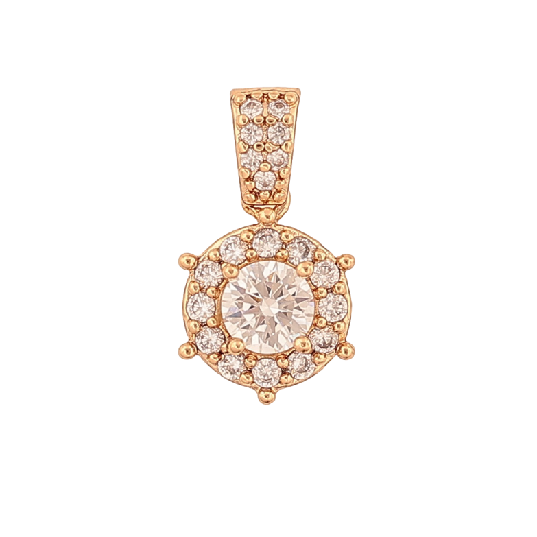 Кулон Xuping цвет Позолота 18K "Инкрустация кристаллами" для цепочки до 4мм фото №1