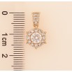 Кулон Xuping цвет Позолота 18K "Инкрустация кристаллами" для цепочки до 4мм фото №2 Кулон Xuping цвет Позолота 18K "Инкрустация кристаллами" для цепочки до 4мм фото №2
