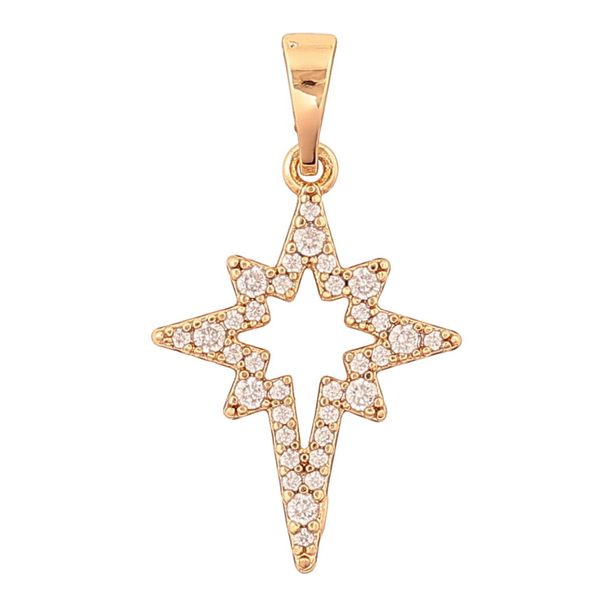 Кулон Xuping колір Позолота 18K "Кристальна зірка" для ланцюжка до 5мм фото №1 Кулон Xuping колір Позолота 18K "Кристальна зірка" для ланцюжка до 5мм фото №1