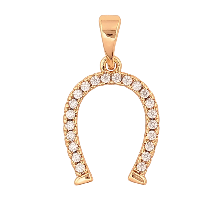 Кулон Xuping колір Позолота 18К "Підкова" для ланцюжка до 5мм фото №1