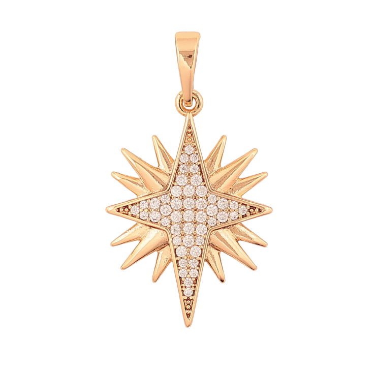 Кулон Xuping колір Позолота 18K "Зірка" для ланцюжка до 6мм фото №15 Кулон Xuping колір Позолота 18K "Зірка" для ланцюжка до 6мм фото №15