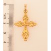 Кулон Xuping колір Позолота 18K "Хрест" для ланцюжка до 6мм фото №2 Кулон Xuping колір Позолота 18K "Хрест" для ланцюжка до 6мм фото №2