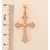 Кулон Xuping колір Позолота 18K "Хрест з кристалами" для ланцюжка до 7мм фото №2 Кулон Xuping колір Позолота 18K "Хрест з кристалами" для ланцюжка до 7мм фото №2