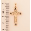 Кулон Xuping колір Позолота 18K "Хрест з Розп'яттям" для ланцюжка до 5мм фото №2