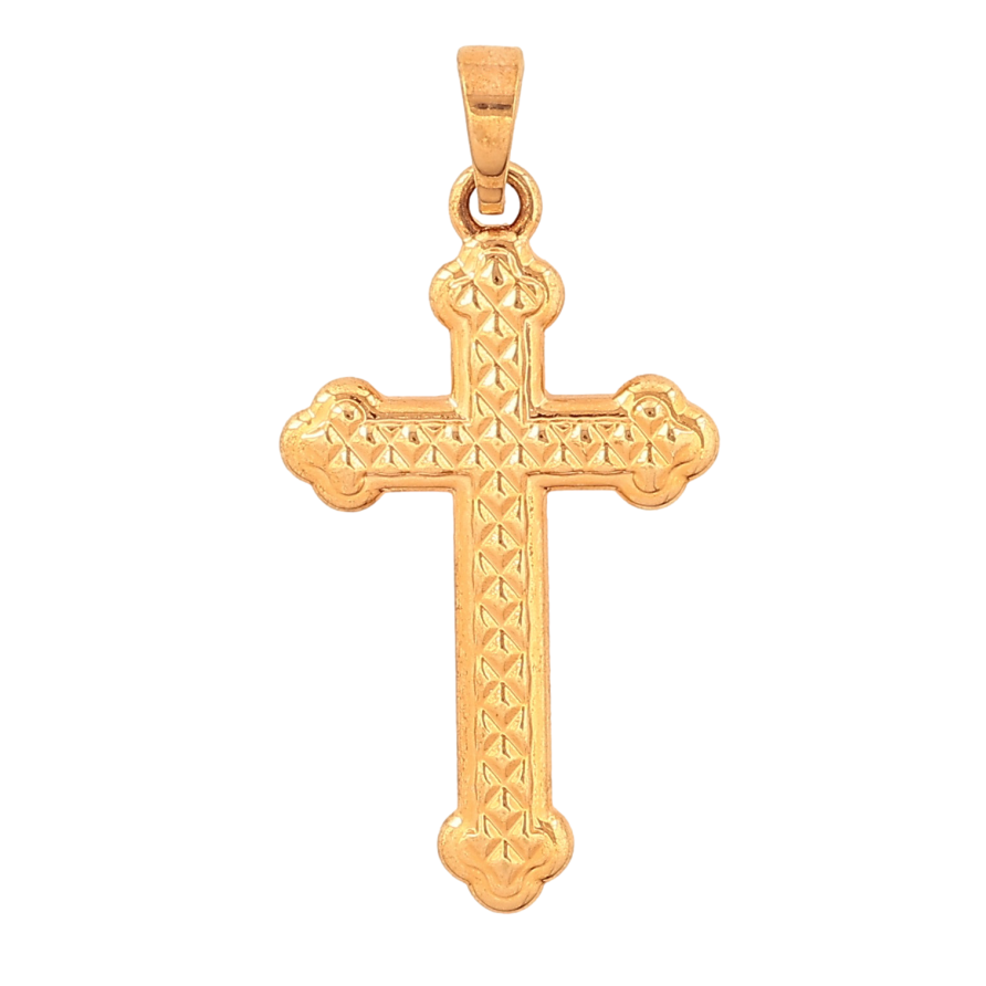 Кулон Xuping колір Позолота 18K "Хрест" для ланцюжка до 5мм фото №1 Кулон Xuping колір Позолота 18K "Хрест" для ланцюжка до 5мм фото №1