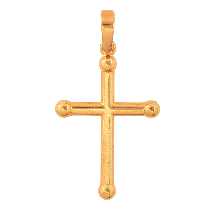Кулон Xuping колір Позолота 18K "Хрест" для ланцюжка до 6мм фото №19 Кулон Xuping колір Позолота 18K "Хрест" для ланцюжка до 6мм фото №19