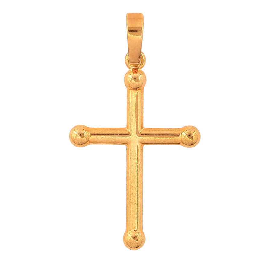 Кулон Xuping колір Позолота 18K "Хрест" для ланцюжка до 6мм фото №1 Кулон Xuping колір Позолота 18K "Хрест" для ланцюжка до 6мм фото №1