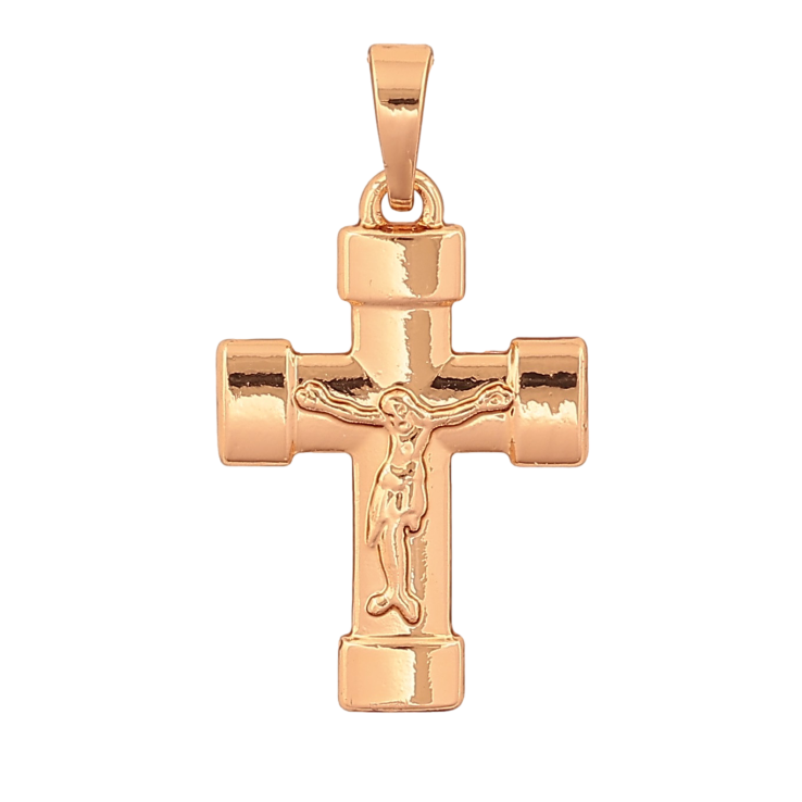 Кулон Xuping цвет Позолота 18K "Крест с Распятием" для цепочки до 5мм фото №17