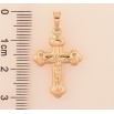 Кулон Xuping цвет Позолота 18K "Крест с Распятием" для цепочки до 5мм фото №2 Кулон Xuping цвет Позолота 18K "Крест с Распятием" для цепочки до 5мм фото №2