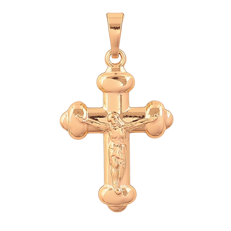Кулон Xuping цвет Позолота 18K "Крест с Распятием" для цепочки до 5мм фото №15