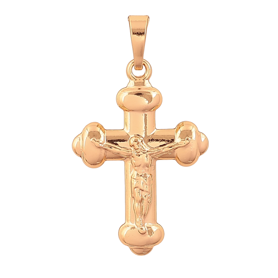 Кулон Xuping цвет Позолота 18K "Крест с Распятием" для цепочки до 5мм фото №1 Кулон Xuping цвет Позолота 18K "Крест с Распятием" для цепочки до 5мм фото №1