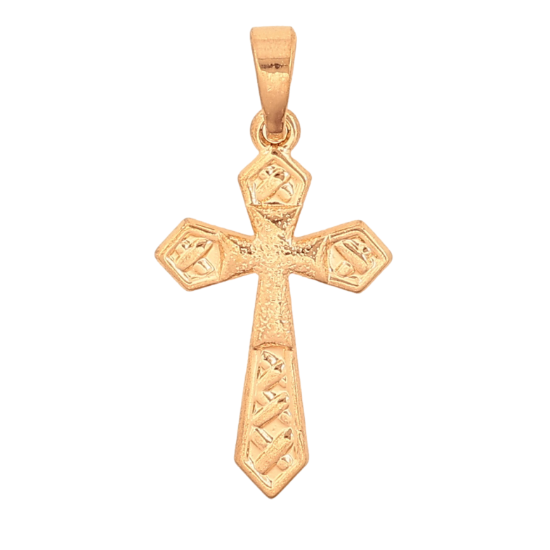 Кулон Xuping колір Позолота 18K "Хрест" для ланцюжка до 5мм фото №5