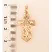 Кулон Xuping колір Позолота 18K "Хрест з Розп'яттям" для ланцюжка до 5мм фото №2