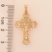 Кулон Xuping цвет Позолота 18K "Крест с Распятием" для цепочки до 5мм фото №2 Кулон Xuping цвет Позолота 18K "Крест с Распятием" для цепочки до 5мм фото №2