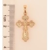 Кулон Xuping колір Позолота 18K "Хрест з Розп'яттям" для ланцюжка до 6мм фото №2