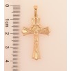 Кулон Xuping цвет Позолота 18K "Крест с Распятием" для цепочки до 6мм фото №2