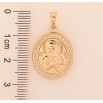 Кулон Xuping цвет Позолота 18K "Ладанка Пресвятая Богородица" для цепочки до 5мм фото №2 Кулон Xuping цвет Позолота 18K "Ладанка Пресвятая Богородица" для цепочки до 5мм фото №2