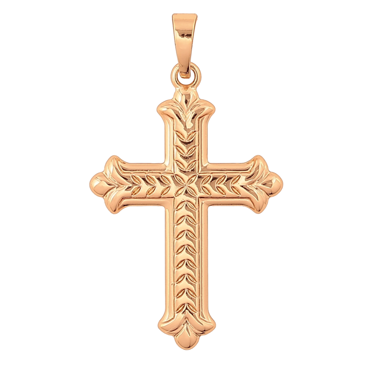 Кулон Xuping колір Позолота 18K "Хрест" для ланцюжка до 5мм фото №6