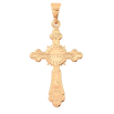 Кулон Xuping колір Позолота 18К "Хрест з Розп'яттям та написом Врятуй та Збережи" для ланцюжка до 7мм фото №3