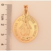Кулон Xuping цвет Позолота 18K "Ладанка Пресвятая Дева Мария" для цепочки до 7мм фото №2