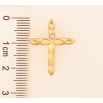 Кулон Xuping цвет Позолота 18K "Крест с кристаллом" для цепочки до 2мм фото №2