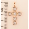 Кулон Xuping цвет Позолота 18K "Крест с кристаллами" для цепочки до 6мм фото №2 Кулон Xuping цвет Позолота 18K "Крест с кристаллами" для цепочки до 6мм фото №2
