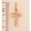 Кулон Xuping цвет Позолота 18K "Крест с кристаллами" для цепочки до 7мм фото №2 Кулон Xuping цвет Позолота 18K "Крест с кристаллами" для цепочки до 7мм фото №2