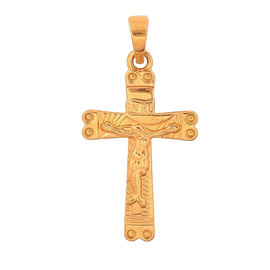 Кулон Xuping колір Позолота 18K "Хрест з Розп'яттям" для ланцюжка до 5мм фото №1 Кулон Xuping колір Позолота 18K "Хрест з Розп'яттям" для ланцюжка до 5мм фото №1