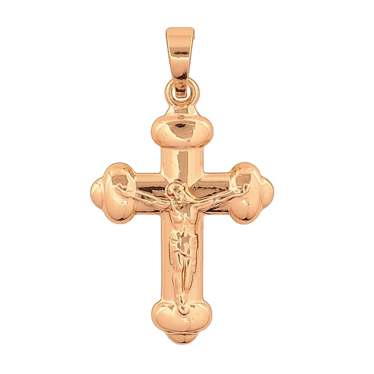 Кулон Xuping колір Позолота 18К "Хрест з Розп'яттям" для ланцюжка до 5мм фото №25