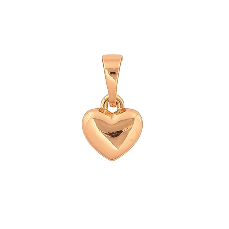 Кулон Xuping цвет Позолота 18K "Сердечко, 7х8мм" для цепочки до 5мм фото №6