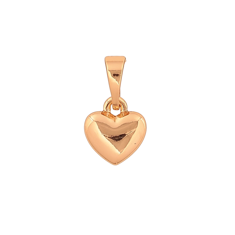 Кулон Xuping цвет Позолота 18K "Сердечко, 7х8мм" для цепочки до 5мм фото №1