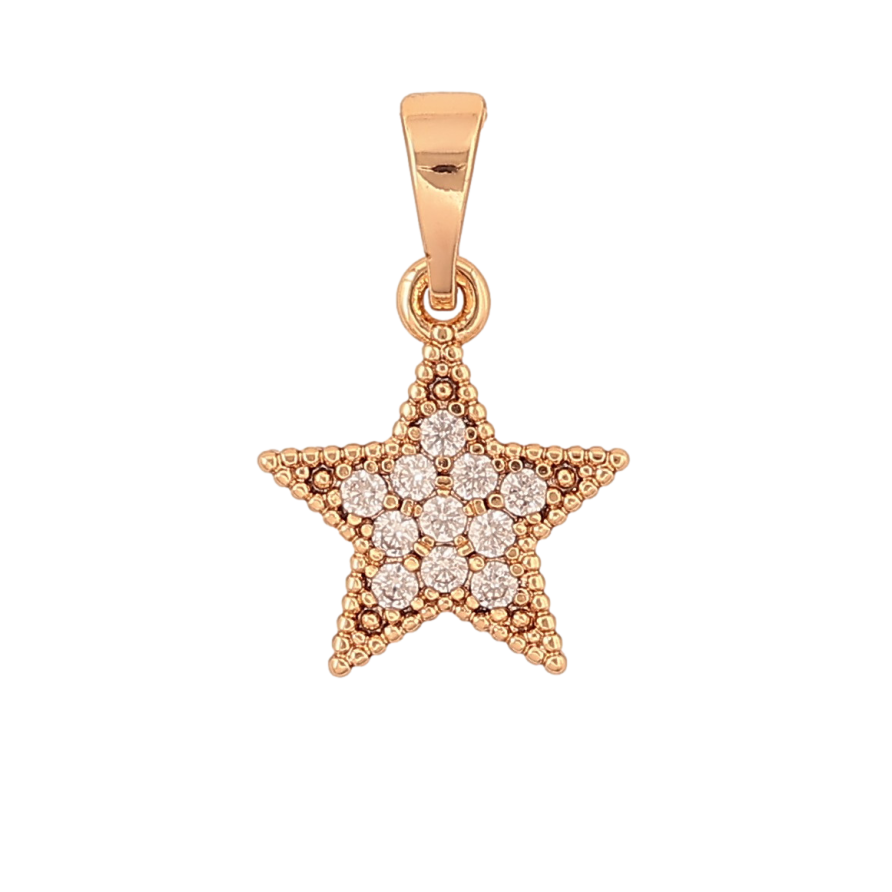 Кулон Xuping колір Позолота 18K "Зірочка" для ланцюжка до 5мм фото №1