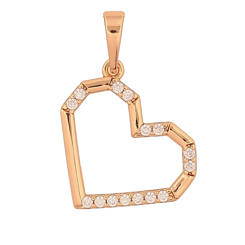 Кулон Xuping цвет Позолота 18К "Сердечко" для цепочки до 6мм фото №6 Кулон Xuping цвет Позолота 18К "Сердечко" для цепочки до 6мм фото №6