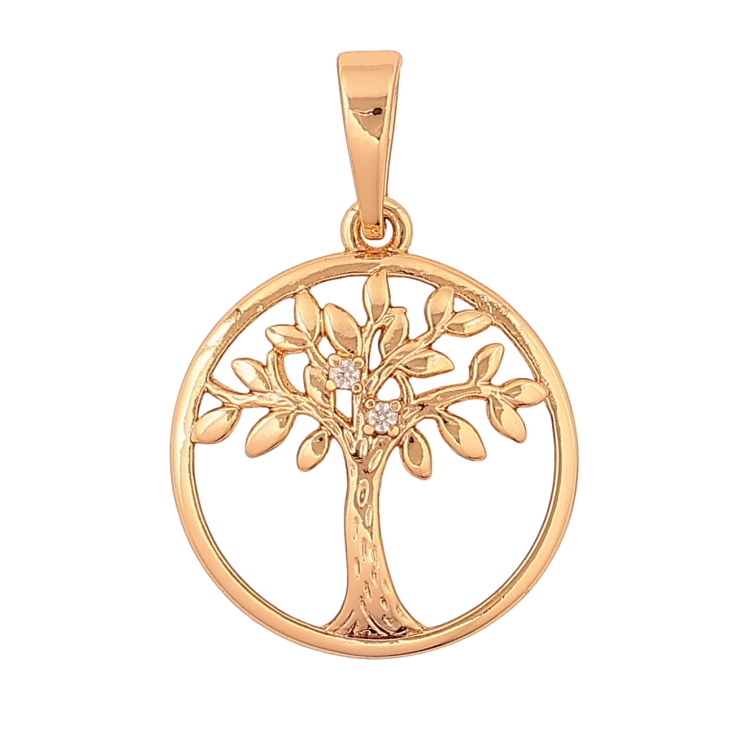 Кулон Xuping колір Позолота 18K "Дерево життя" для ланцюжка до 6мм фото №3 Кулон Xuping колір Позолота 18K "Дерево життя" для ланцюжка до 6мм фото №3