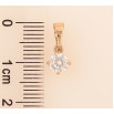 Кулон Xuping цвет Позолота 18K "Кристалл, ø 5мм" для цепочки до 5мм фото №2