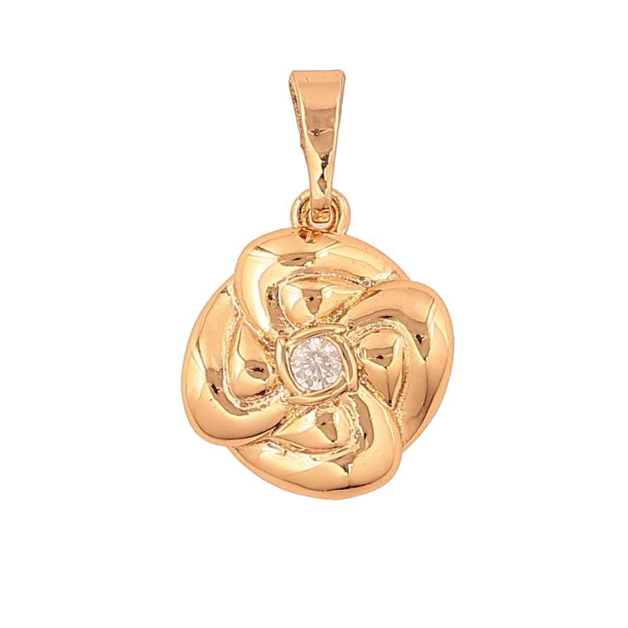 Кулон Xuping колір Позолота 18K "Квіточка" для ланцюжка до 5мм фото №1