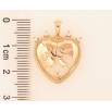 Кулон Xuping цвет Позолота 18К "Влюбленные в сердечке" для цепочки до 6мм фото №2