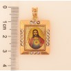 Кулон Xuping колір Позолота 18K "Ладанка Ісус Христос" для ланцюжка до 6мм фото №2