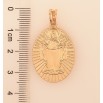 Кулон Xuping колір Позолота 18K "Ладанка Ісус Христос" для ланцюжка до 6мм фото №2