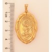 Кулон Xuping цвет Позолота 18K "Ладанка Дева Мария с младенцем" для цепочки до 7мм фото №2 Кулон Xuping цвет Позолота 18K "Ладанка Дева Мария с младенцем" для цепочки до 7мм фото №2