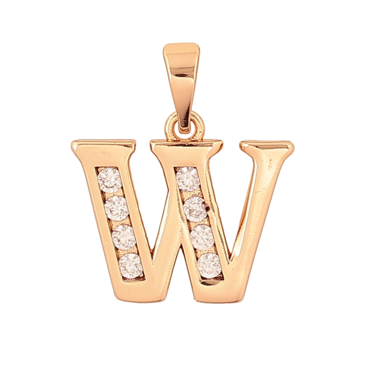Кулон Xuping цвет Позолота 18K "Буква W" для цепочки до 5 мм фото №21 Кулон Xuping цвет Позолота 18K "Буква W" для цепочки до 5 мм фото №21