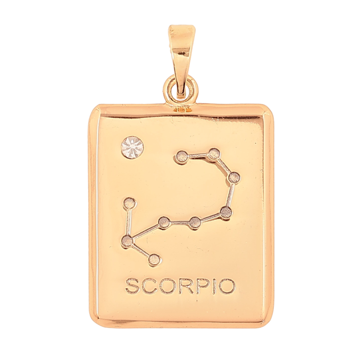 Кулон Xuping цвет Позолота 18K "Знак Зодиака Скорпион" для цепочки до 5мм фото №16