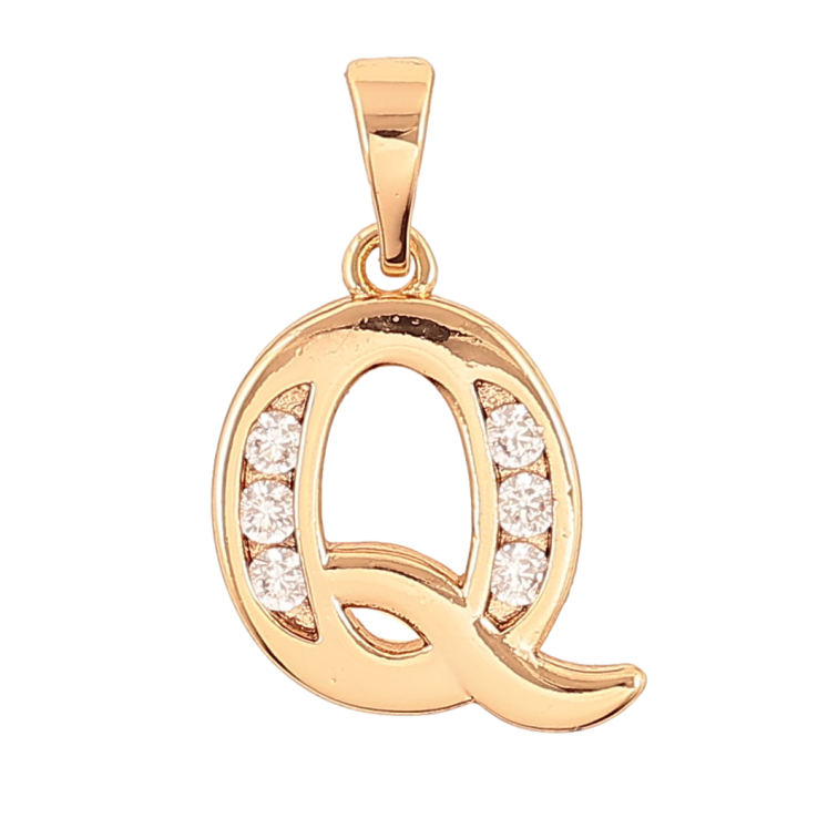 Кулон Xuping цвет Позолота 18K "Буква Q" для цепочки до 5 мм фото №15 Кулон Xuping цвет Позолота 18K "Буква Q" для цепочки до 5 мм фото №15